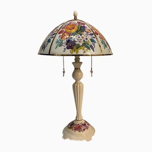 Flower Table Lamp by Ursula Band for The Bradford Exchange, 2000s