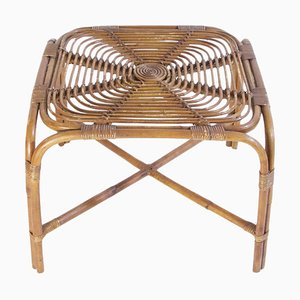 Mid-Century Tisch aus Bambus im Stil von Franco Albini, Italien