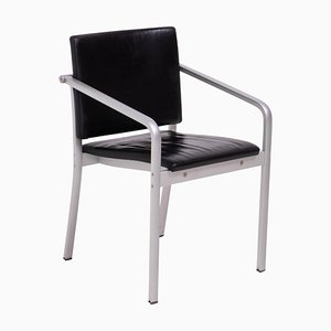 Chaise de Salon A901 PF en Aluminium et Cuir par Norman Foster pour Thonet, 1999