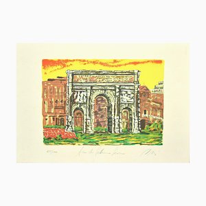 Stampa Marco Orsi, arco romano, anni '80