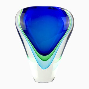 Jarrón Abisso Sommerso de cristal de Murano de Valter Rossi para Vrm