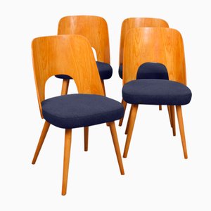 Chairs by Oswald Haerdlt for Tatra Nabytok, 1950s, Set of 4