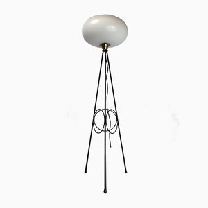 Italienische Messing Stehlampe von Stilnovo, 1950er