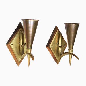 Antique Sconces by Dagobert Peche, Set of 2