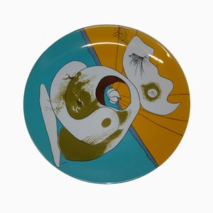 Piatti in porcellana di Salvador Dali, set di 3