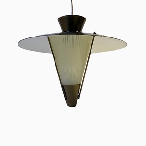 Scandinavian Functionalist Ceiling Lamp, 1940s