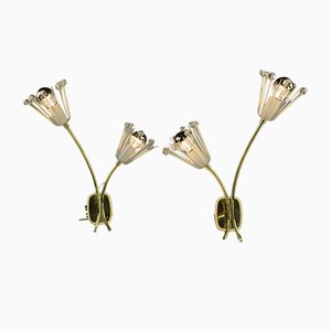 Austrian Sconces by Emil Stejnar for Rupert Nikoll, 1950s, Set of 2