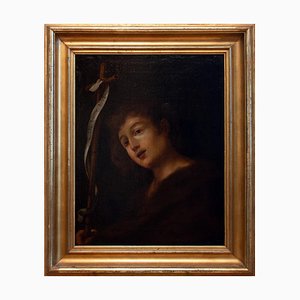 Unknown - St. John Baptist - Oil Painting On Canvas - 17th-Century