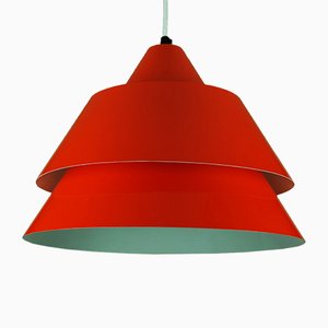 Lampada a sospensione Zone Mid-Century di Jo Hammerborg per Fog & Mørup, anni '60