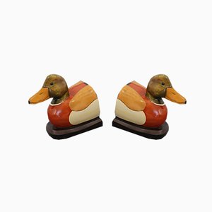Mid-Century Duck Bookends, Set of 2