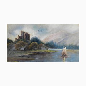 Castle Lake View, Acquarello, inizio XX secolo