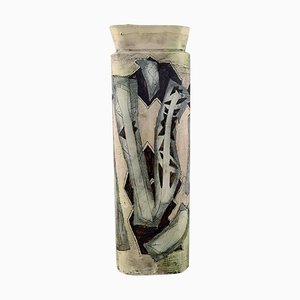 Vase mit Handbemalten Abstrakten Motiven