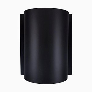 Scandinavian Wall Lamp in Black Lacquered Metal, 1970s