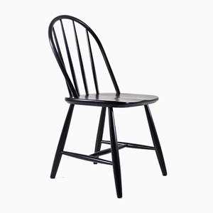 Ercol Tapiovaara Style Stuhl in Schwarz