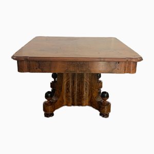 Art Deco Carved Burr Dining Table, 1930s