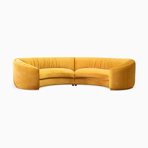 Walles Round Two Sofa from BDV Paris Design furnitures