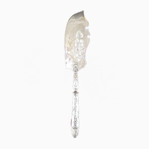 Ice Cream Serving Utensil with Silver Handle, 1800s