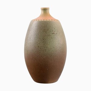 Vase aus glasierter Keramik, 1970er