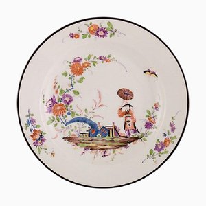 Bol Meissen Antique en Porcelaine Peinte à la Main Style Japonais, 19ème Siècle