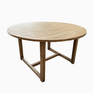 Mid-Century Modern Side Table in Oak
