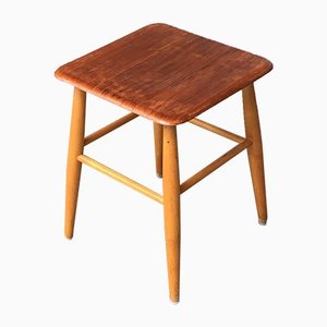 Mid-Century Swedish Stool from Edsby Verken