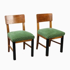 Set of Vintage Art Deco Dining Chairs