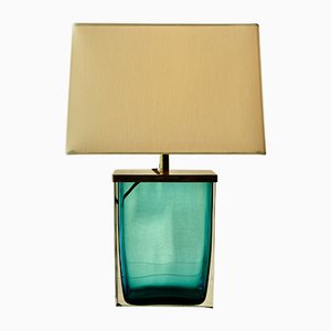 Lámpara de mesa Mid-Century de cristal de Murano de Paolo Venini para Venini