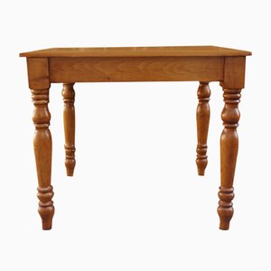 Quadratischer Esstisch aus Fichtenholz, 1950er