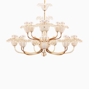 Large Mid-Century Chandelier by Emil Stejnar for Rupert Nikoll