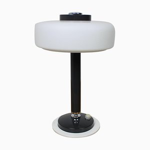 Mid-Century Black and White Table Lamp from Napako, 1960s