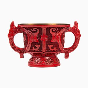 Peking Lacquer Cup, China, 1904