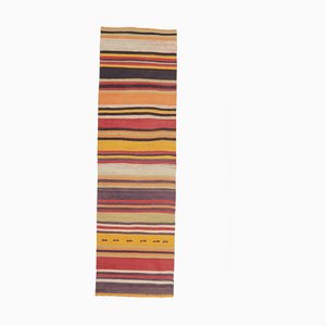 Alfombra Kilim turca vintage de lana hecha a mano