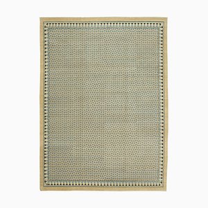 Tapis Décoratif Beige Tissé Main, 1990s