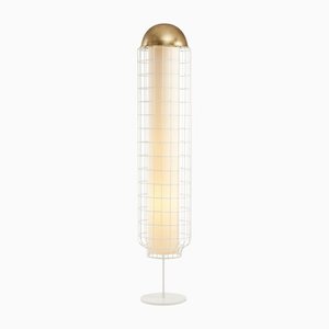 Magnolia Floor Lamp with Lacquered Top by Utu Soulful Lighting