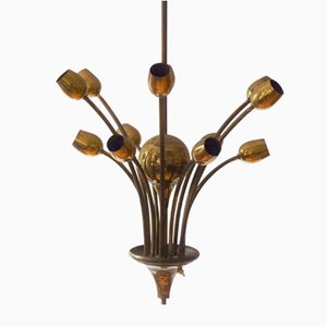 Austrian Werkbund Style Ceiling Lamp, 1930s