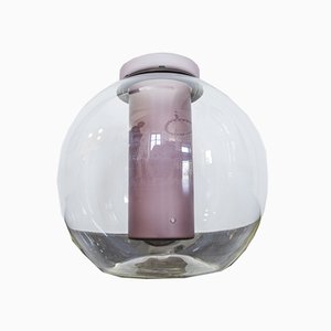 Vaso vintage in vetro soffiato di Gianfranco Frattini per Progetti