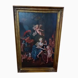 Dipinto ad olio su tela, Lancia la freccia di Cupido, 1700