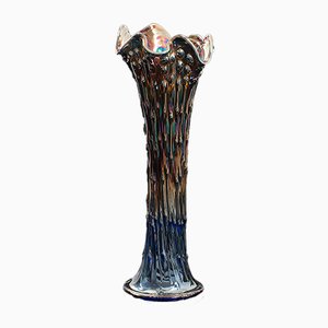 Hohe Dekorative Carnival Vase, 1950er