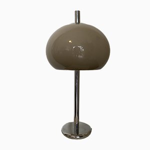 Italian Chrome Plated Table Lamp from Guzzini, 1960s