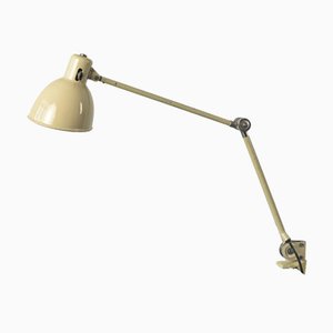 Swiss Cream-Colored Clamp Table Lamp from B.A.G. Turgi, 1930s