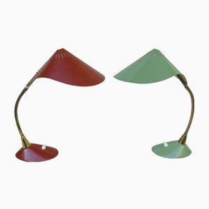 Lampes de Bureau Cobra de Cosack, 1950s, Set de 2