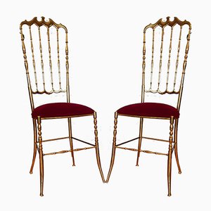 Italian High Chairs by Chiavari, 1960s, Set of 2