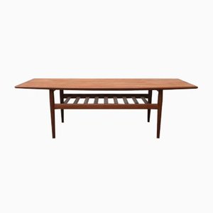 Mesa de centro danesa Mid-Century de teca de Grete Jalk para Glostrup