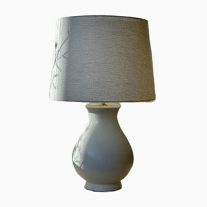 Carrara Ceramic Table Lamp by Wilhelm Kage, 1940s