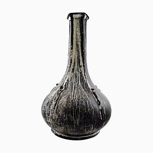 Large Glazed Earthenware Vase by Svend Hammershøi for Kähler, Denmark, 1930s