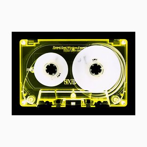 Tape Collection, Yellow Tinted Cassette, Contemporary Pop Art Color Photography, 2017