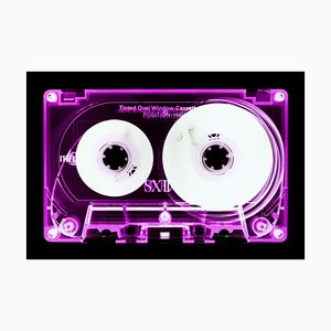 Tape Collection, Pink Tinted Cassette, Contemporary Pop Art Color Photography, 2017