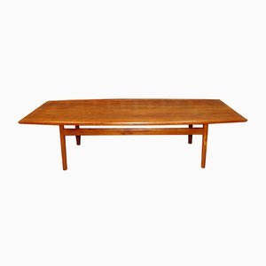 Teak Oiled Coffee Table by Grete Jalk for Poul Jeppesen, 1960s