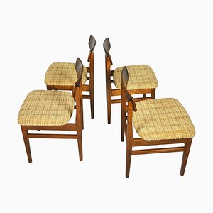 Dining Chairs, Czechoslovakia, 1960s, Set of 4
