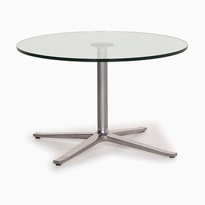 Table X-Table en Argent et en Verre par Walter Knoll